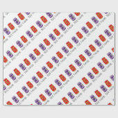 Papier Cadeau Dessin de PB et J Best Friends Pb et J BFF (Plat)