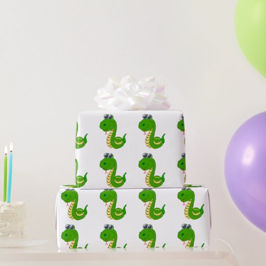 Papier Cadeau Dessin de serpent (Cadeaux de fête)
