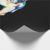 Papier Cadeau Dessin Français Bulldog original aquarelle (Coin)