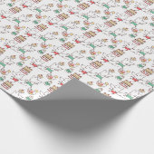 Papier Cadeau Dessin mignon de chef de boulangerie de souris (Coin)