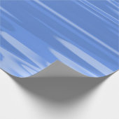 Papier Cadeau Dessin ondulé bleu barbeau (Coin)