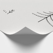 PAPIER CADEAU DESSIN RABBIT ET ARBRE DE NOËL (Coin)