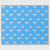 Papier Cadeau Dessous d'Emojipants (Plat)