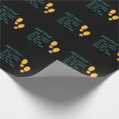 Papier Cadeau Destin créé par les étapes que nous prenons (Coin)