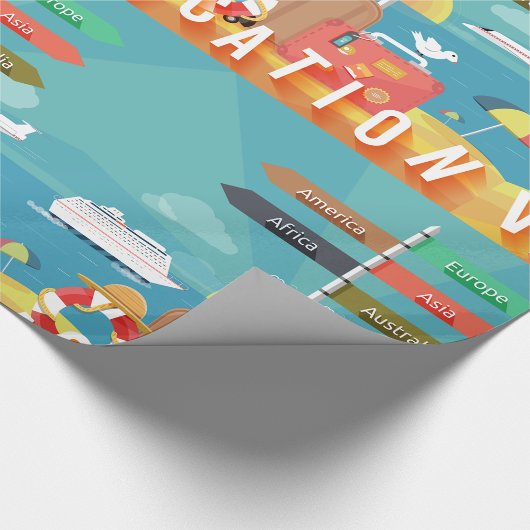 Papier Cadeau Destinations de vacances