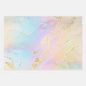 Papier Cadeau détails de feuille simulée élégant abstrait (Devant 2)