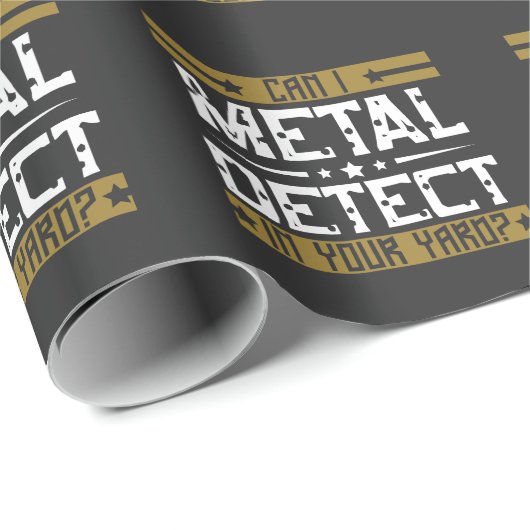 Papier Cadeau Détection en métal - peut je détecter dans votre (Coin rond)