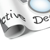 Papier Cadeau Détective (Coin rond)