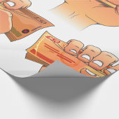 Papier Cadeau Détenir de l'argent