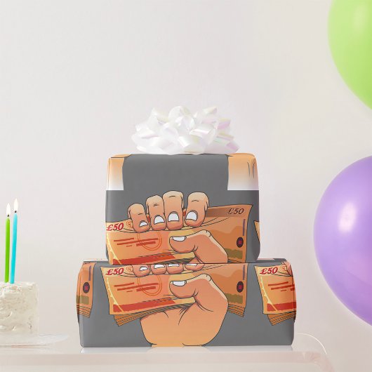Papier Cadeau Détenir de l'argent