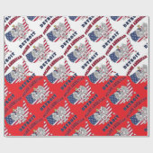 Papier Cadeau Detroit Michigan polonais (Plat)