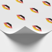 Papier Cadeau Deutschland Mund mit Flagge (Coin)