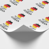 Papier Cadeau Deutschland pas en colère juste allemand (Coin)