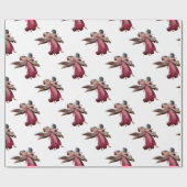 Papier Cadeau Deux Angels à Flight (Plat)