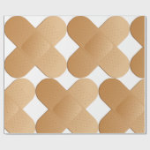 Papier Cadeau Deux bandes (Plat)