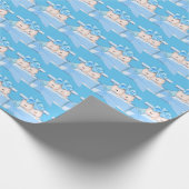 Papier Cadeau Deux bébés garçons dans des cadeaux de rapper papi (Coin)