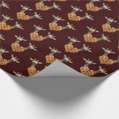 Papier Cadeau Deux belles girafes (Coin)