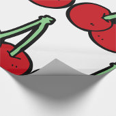 Papier Cadeau Deux cerises