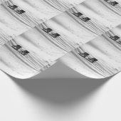 Papier Cadeau Deux Chaises Ensevelies Dans La Neige (Coin)