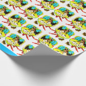 Papier Cadeau deux chèvres un chaton (Coin)