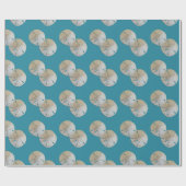 Papier Cadeau Deux Dollars De Sable Plage Papier D'Enveloppement (Plat)