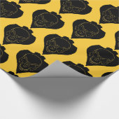 Papier Cadeau Deux Filles Et Crâne (Coin)