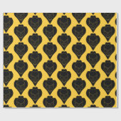 Papier Cadeau Deux Filles Et Crâne (Plat)