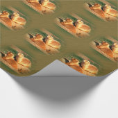 Papier Cadeau Deux Groundhogs sortant le jour de Groundhogs (Coin)
