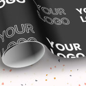 Papier Cadeau Deux logos ou images Motif répétitif