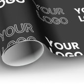 Papier Cadeau Deux logos ou images Motif répétitif