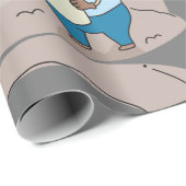 Papier Cadeau Deux mineurs (Coin rond)