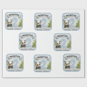 Papier Cadeau Deux Mois de Merveilles (Plat)