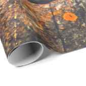 PAPIER CADEAU DEUX OISEAUX NOIRS (Coin rond)