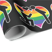 Papier Cadeau Deux Parties La Proposition (Coin rond)