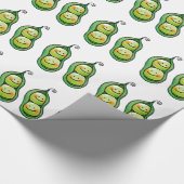 Papier Cadeau Deux pois dans une cosse (Coin)