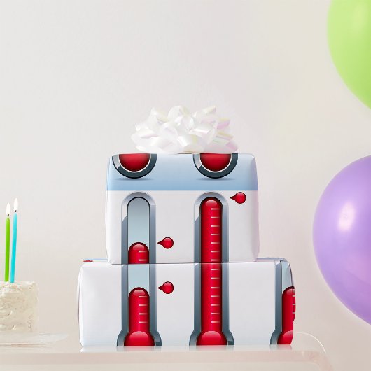 Papier Cadeau Deux thermomètres