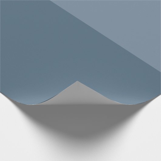 Papier Cadeau Deux tons - Bleu (Coin)