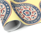Papier Cadeau Deuxième amendement (Coin rond)