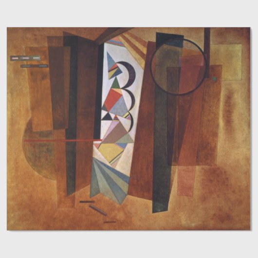 Papier Cadeau Développement de Kandinsky dans la peinture Abstra (Plat)