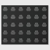 Papier Cadeau Développeur de code programmeur Développeur (Plat)