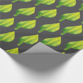 Papier Cadeau Devenez écolo éco-feuille de la nature (Coin)