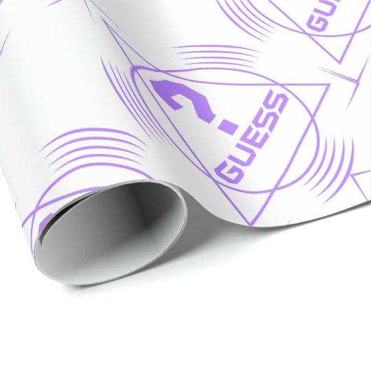 Papier Cadeau Devinez ? (Coin rond)
