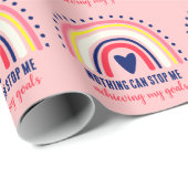 PAPIER CADEAU DEVIS INSPIRATIONNEL BOHO MODERNE (Coin rond)