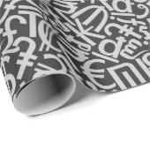 Papier Cadeau Devise (Coin rond)