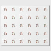 Papier Cadeau Dévouement à l'INCANTATION d'OM : Gemmes (Plat)