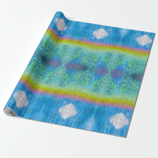 Papier Cadeau Dew Drop DNA Iridescent, Sparkly,  (Déroulé)