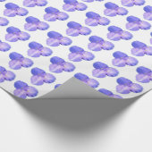 Papier Cadeau Dewy Trillium Fleur sauvage de printemps (Coin)