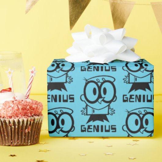 Papier Cadeau Dexter "Genius" - Graphique en bref (Fête d'anniversaire)