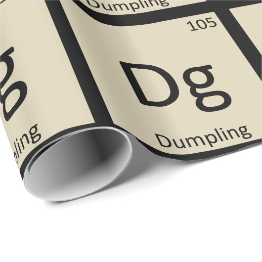 Papier Cadeau Dg - Chimie des amuse-gueules en dumping Tableau p (Coin rond)