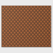Papier cadeau d'Halloween Rhombus (Plat)